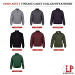 Gildan Adult Vintage Cadet Collar Sweatshirt