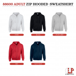 (88600) Hoodie - with zip